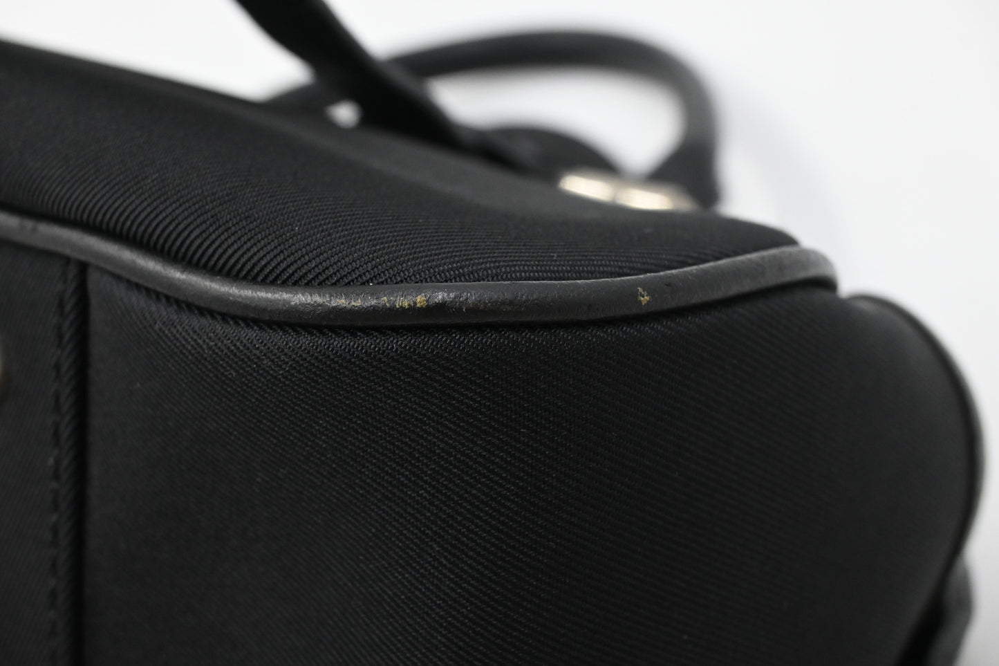 Burberry Mini Boston Bag in Black Nylon