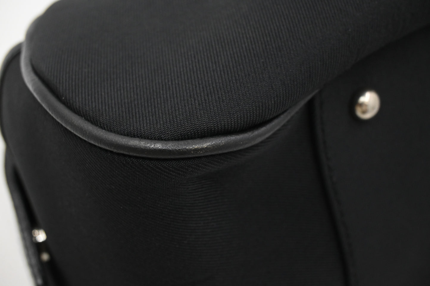 Burberry Mini Boston Bag in Black Nylon