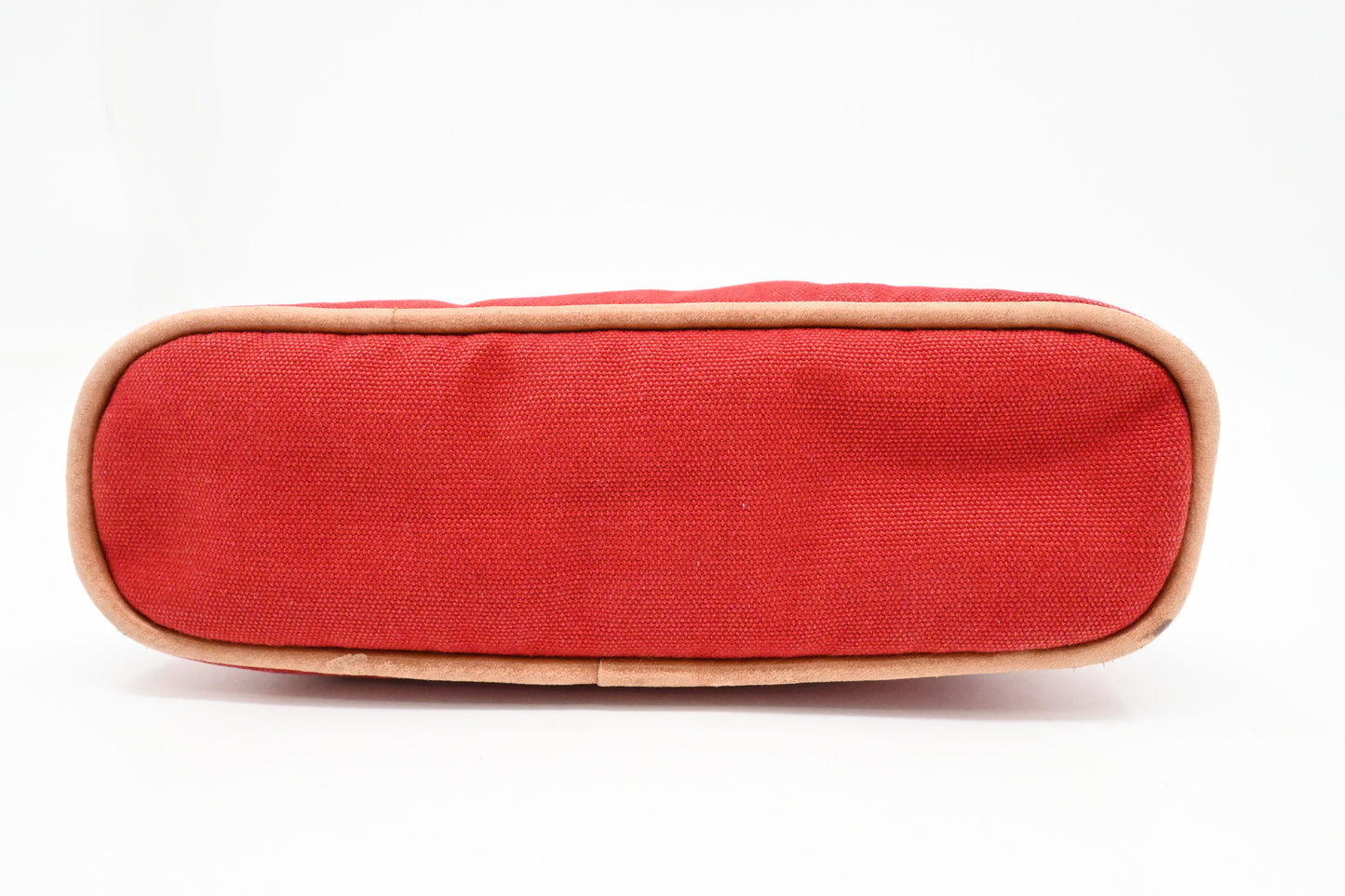 Hermes Bolide Pouch 20 in Red Canvas