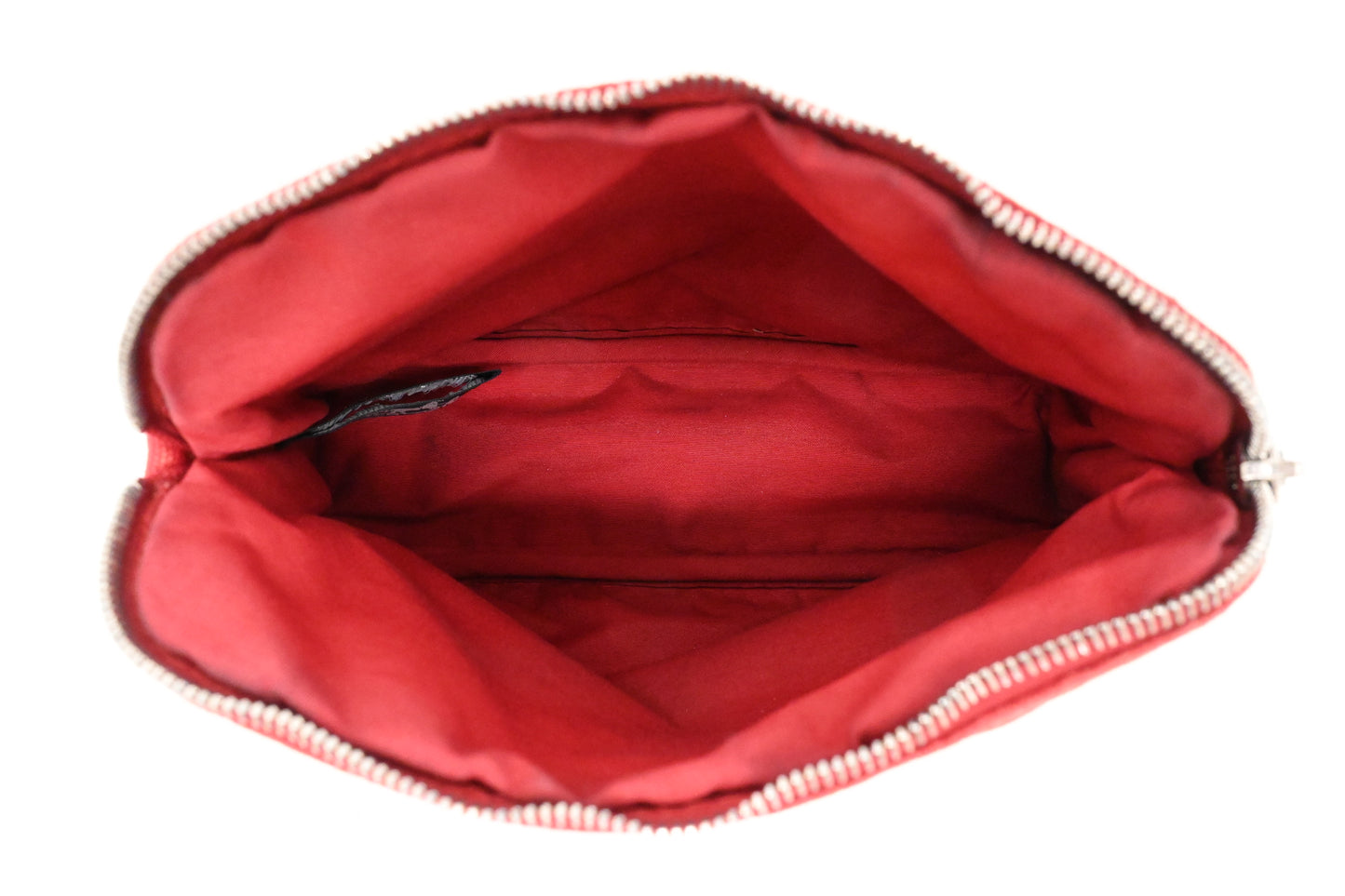 Hermes Bolide Pouch 20 in Red Canvas