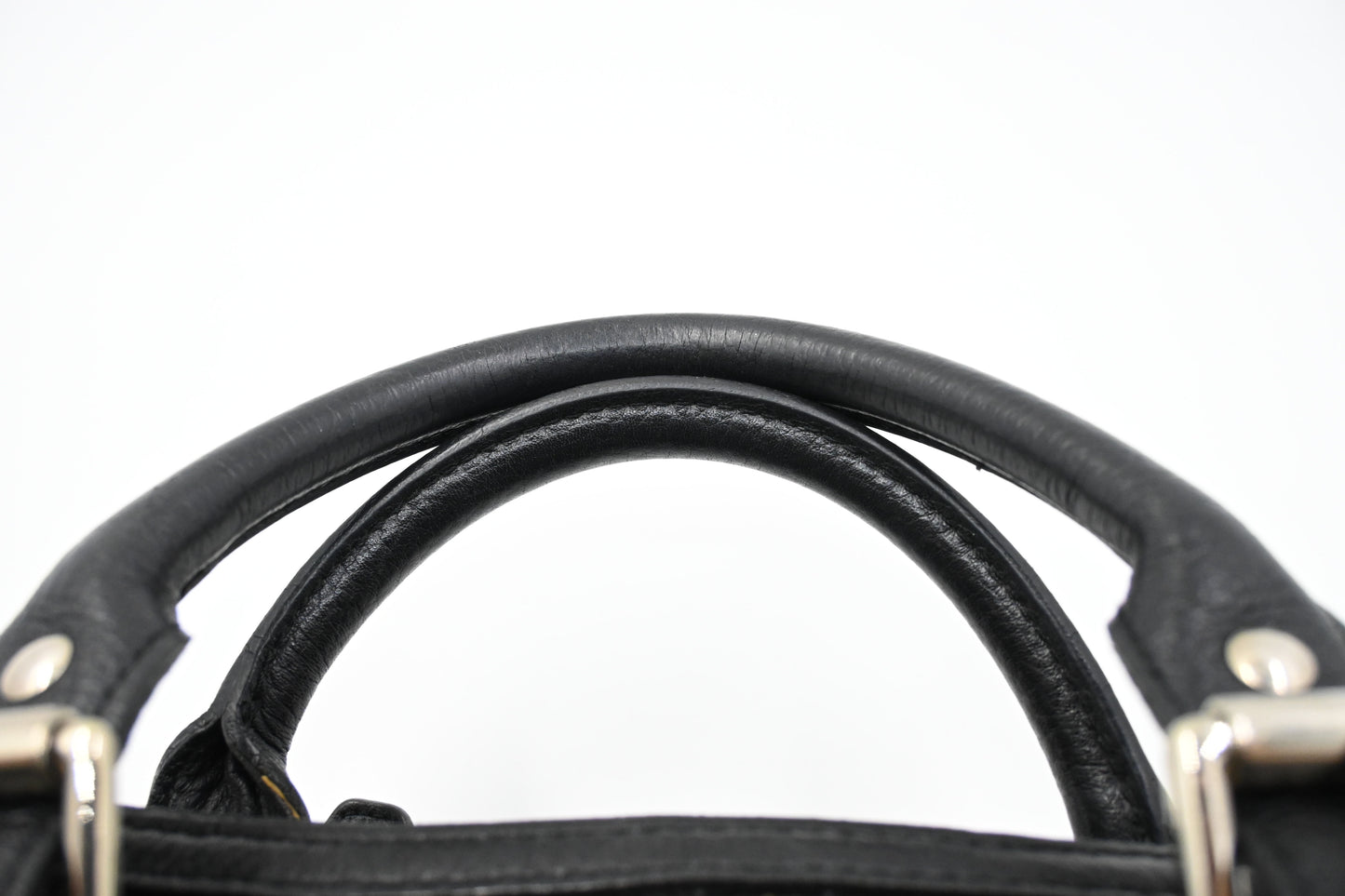 Burberry Mini Boston Bag in Black Nylon