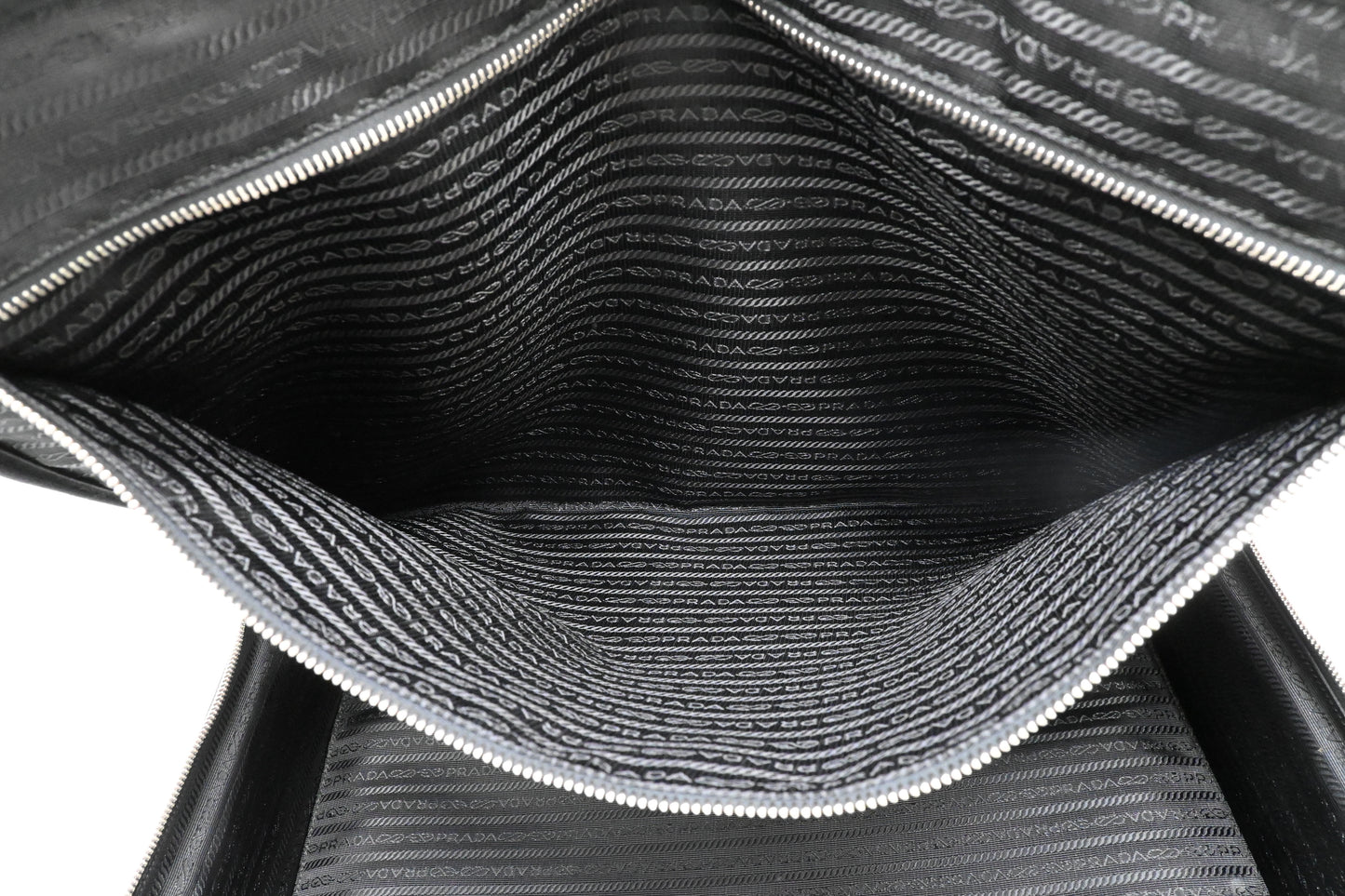 Prada Luggage in Black Nylon