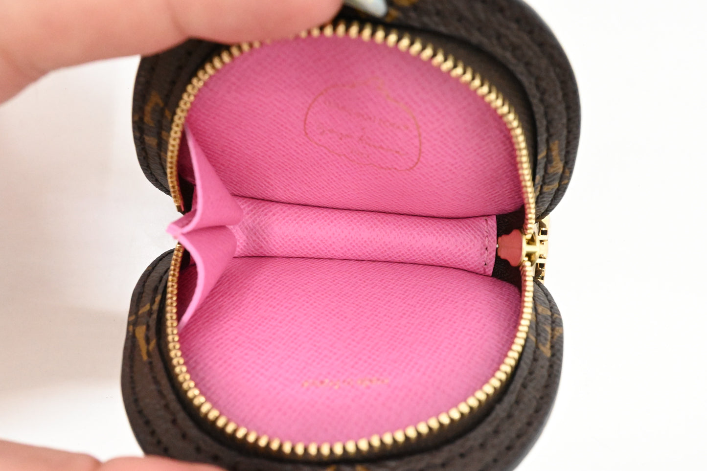 Louis Vuitton x Yayoi Kusama Pumpkin Key Case in Blue and Yellow Canvas