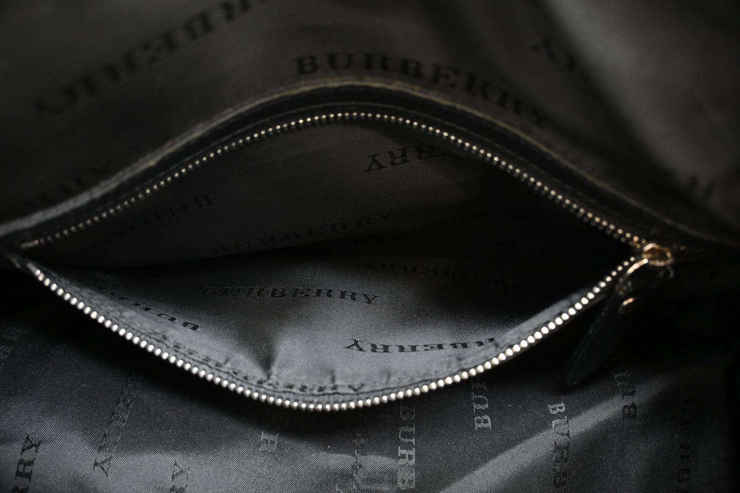 Burberry Mini Boston Bag in Black Nylon