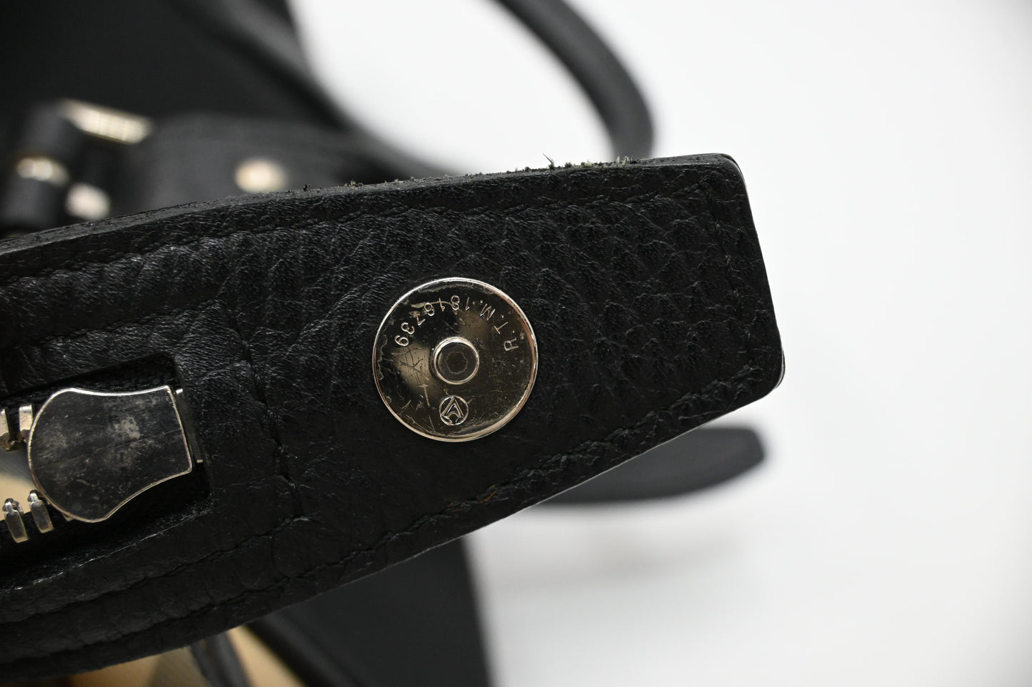 Burberry Mini Boston Bag in Black Nylon
