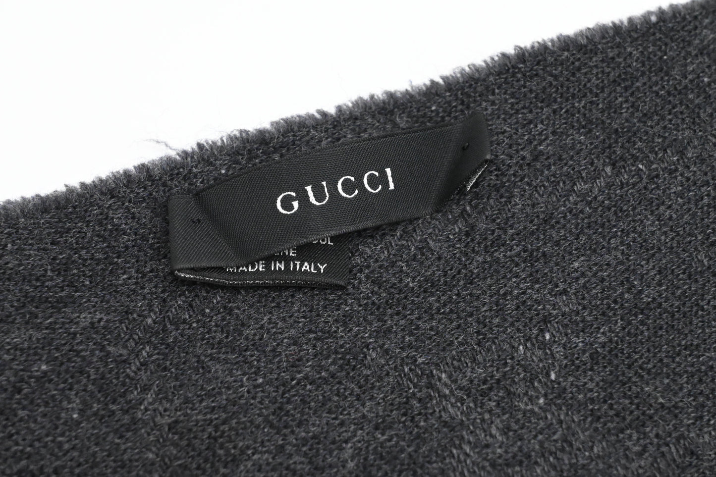 Gucci Scarf in Gray Wool