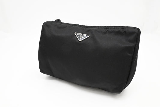 Prada Pouch in Black Nylon Canvas