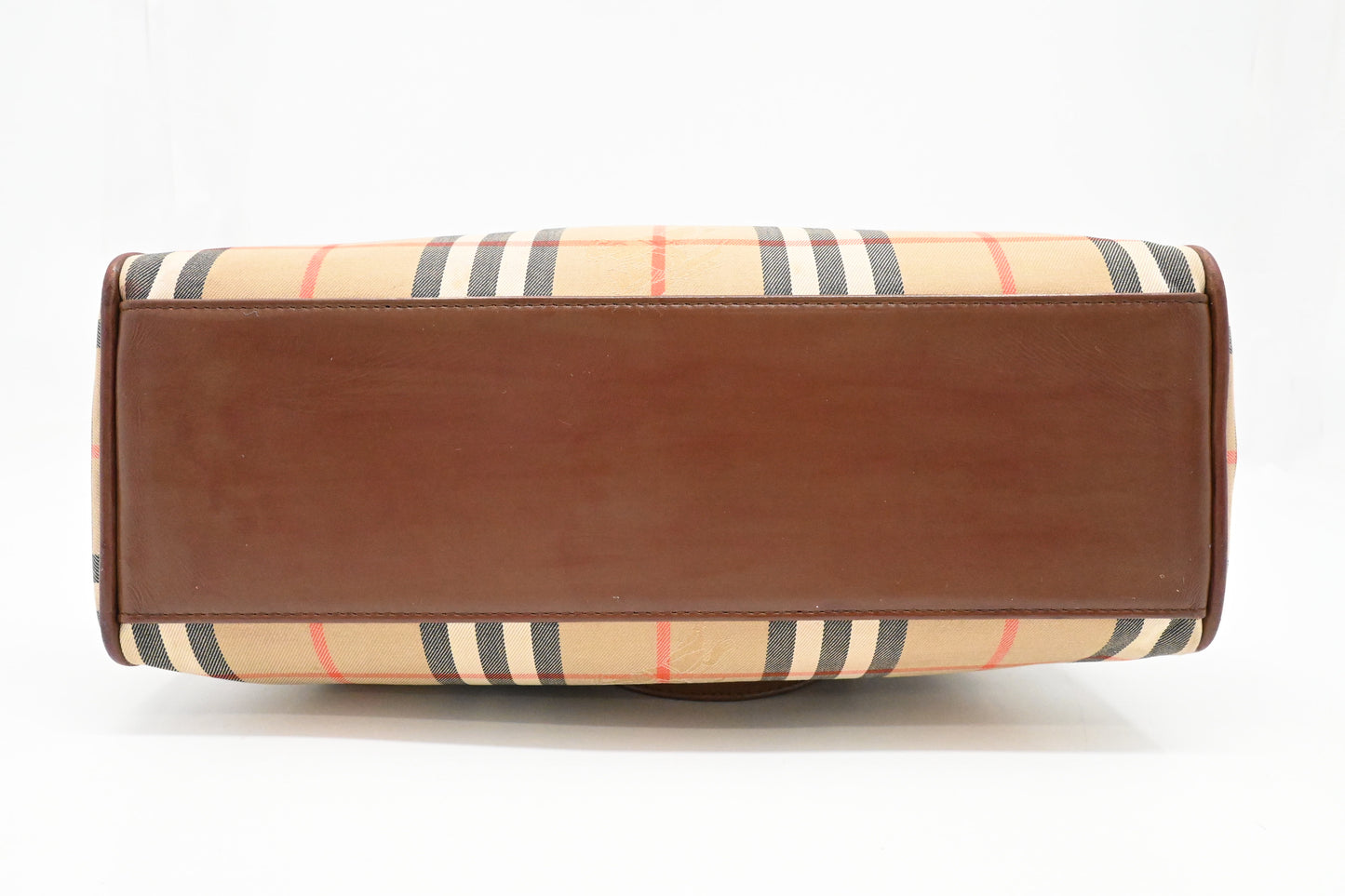 Burberry Handbag in Brown Check Canvas