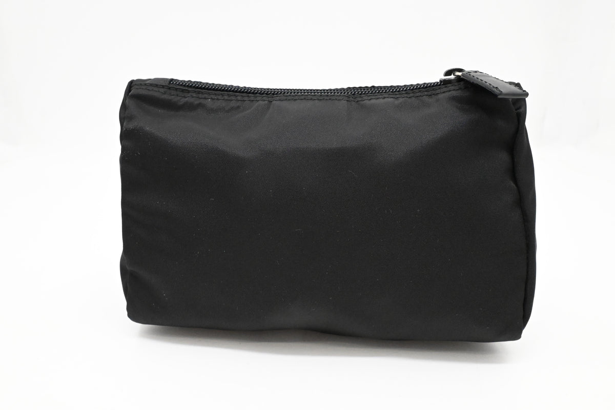 Prada Pouch in Black Nylon Canvas