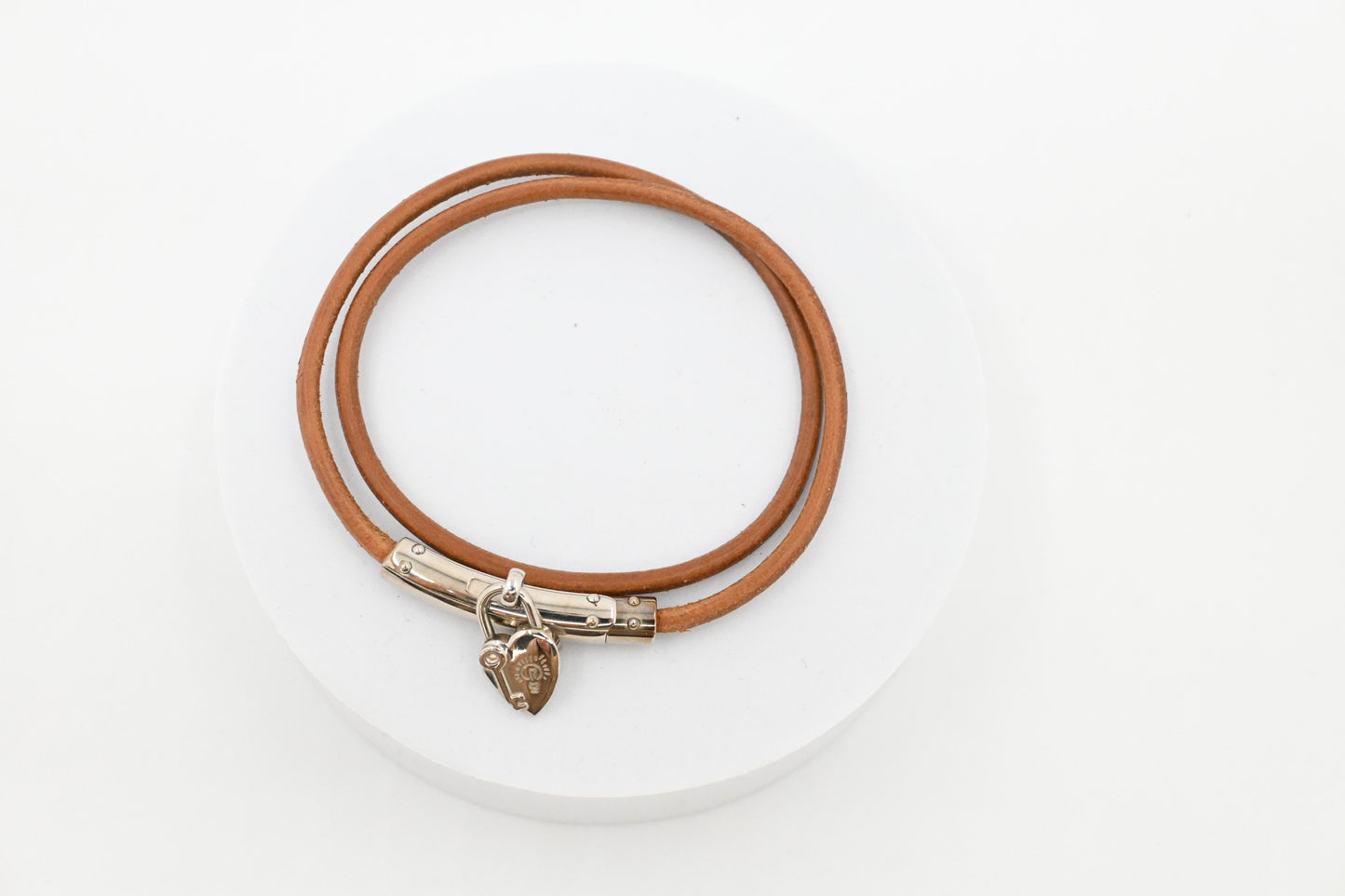 Hermes Heart-Lock Bracelet