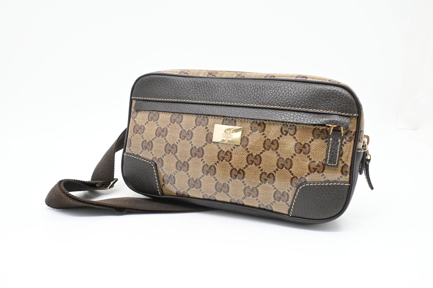 Gucci Bumbag in Brown Crystal GG Canvas