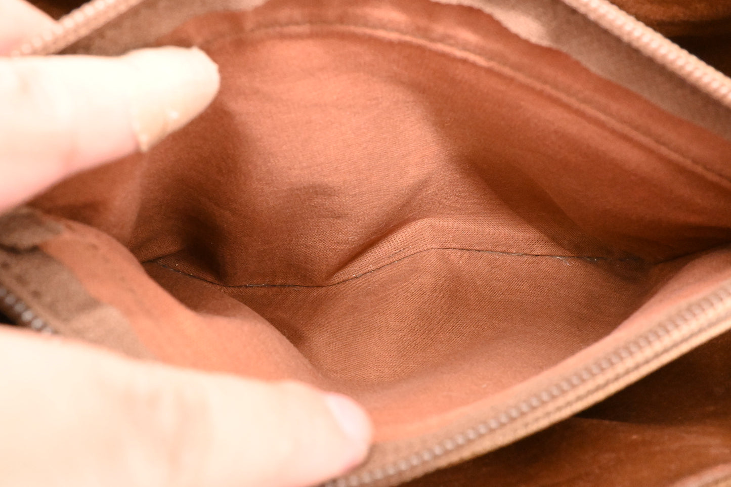 Burberry Handbag in Brown Check Canvas