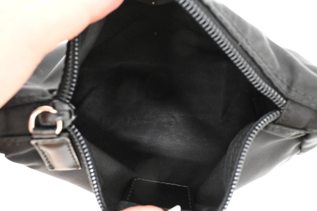 Prada Pouch in Black Nylon Canvas