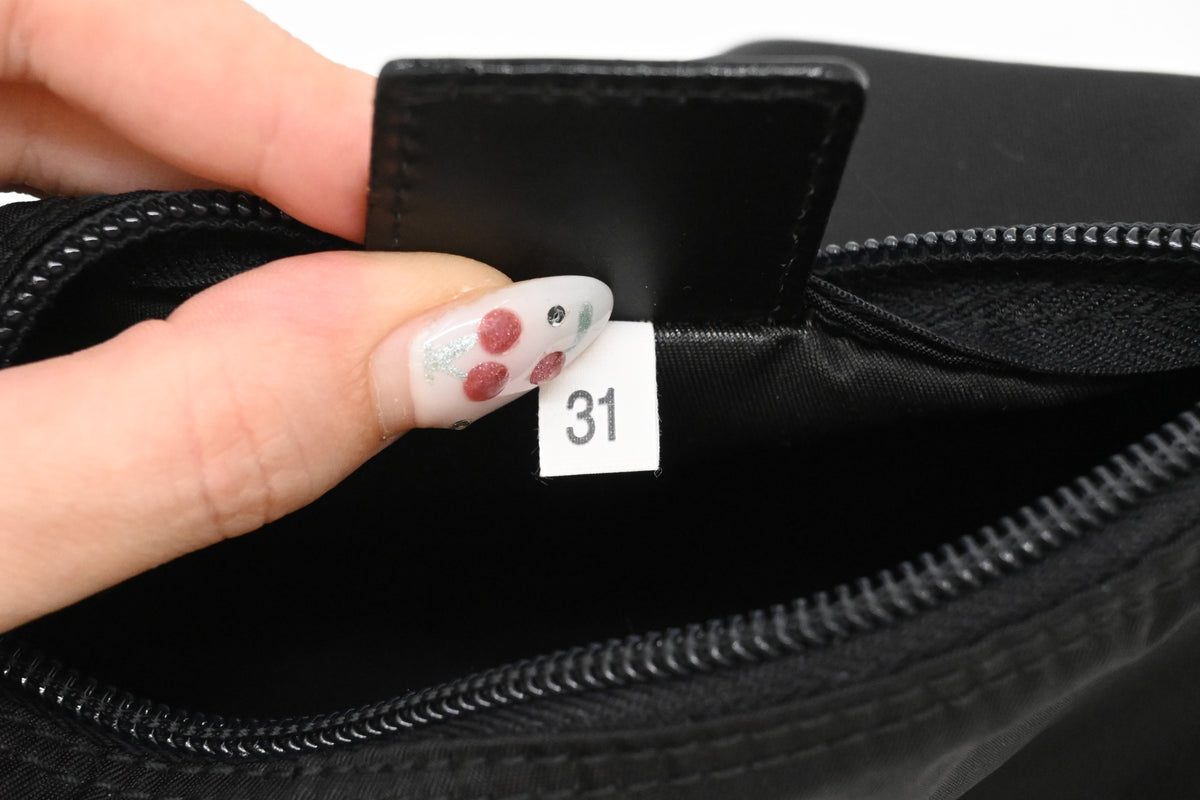 Prada Pouch in Black Nylon Canvas