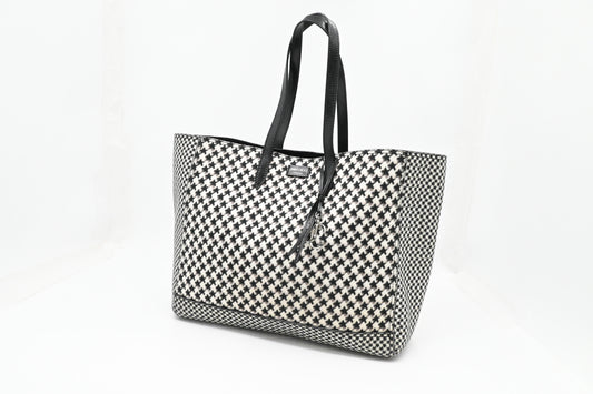 Jimmy Choo Laylin Tote in Star Houndstooth Wool