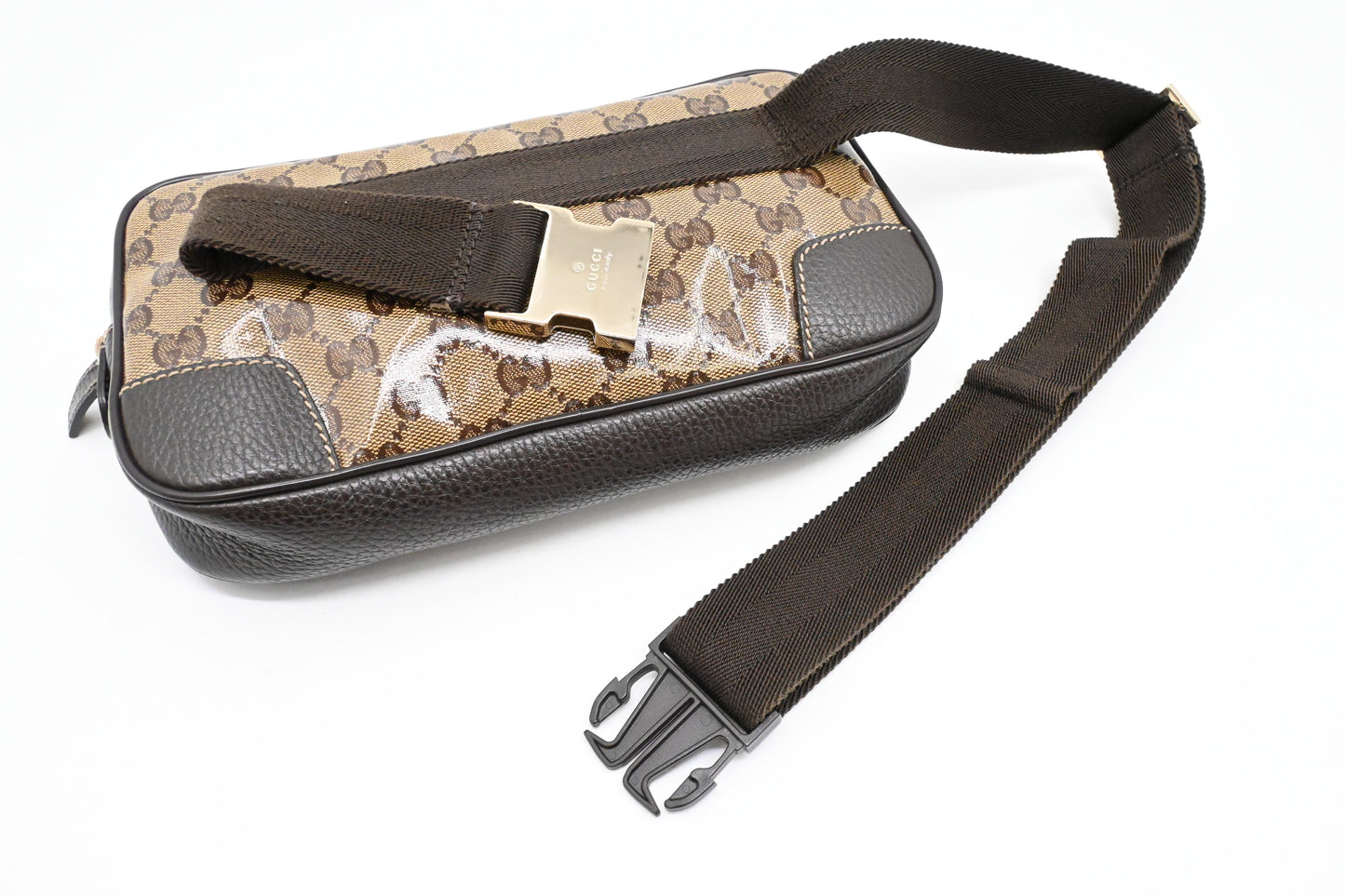Gucci Bumbag in Brown Crystal GG Canvas