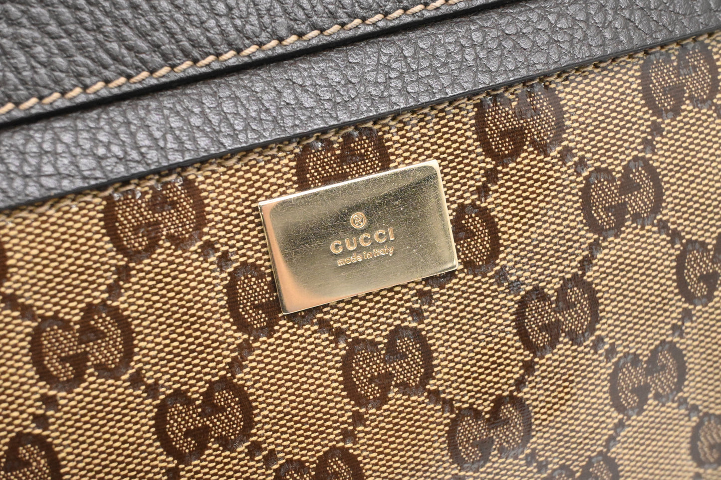 Gucci Bumbag in Brown Crystal GG Canvas