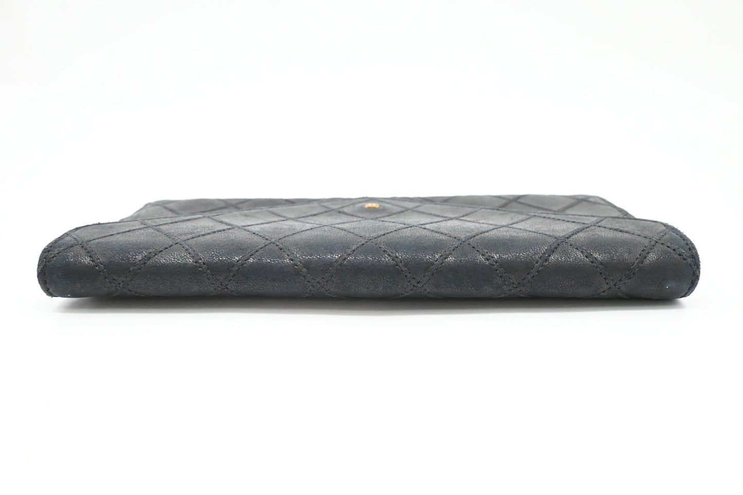 Chanel Long Wallet in Black Leather