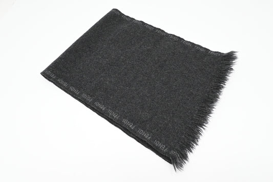 Fendi Scarf in Gray Cashmere