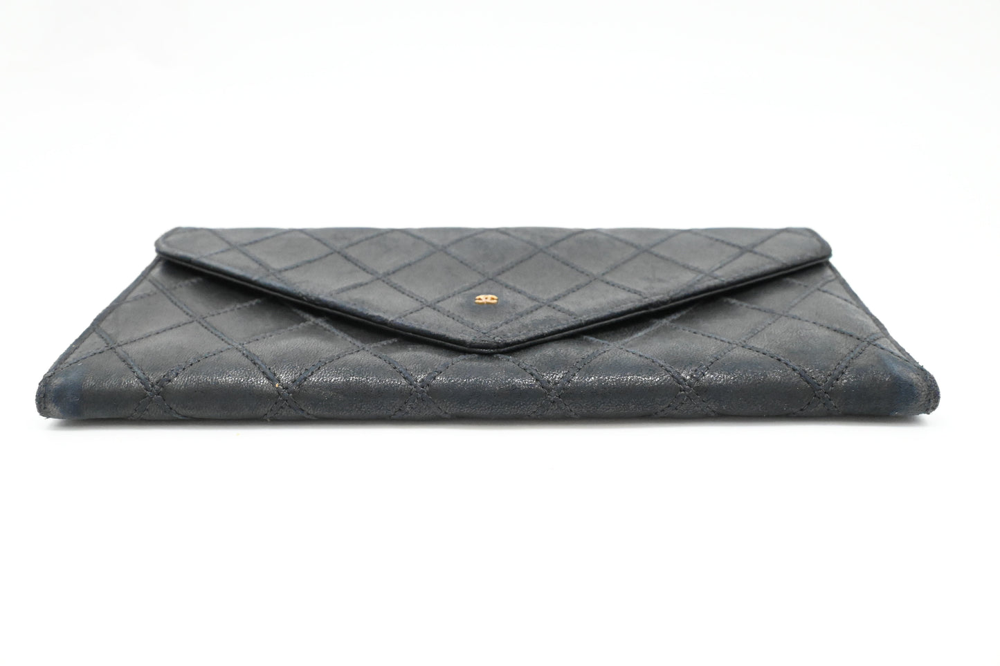 Chanel Long Wallet in Black Leather