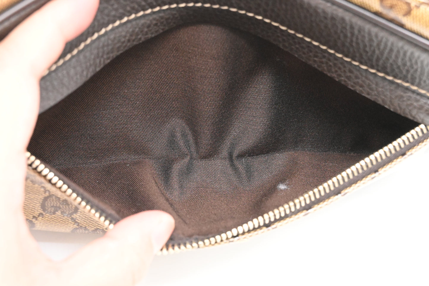 Gucci Bumbag in Brown Crystal GG Canvas
