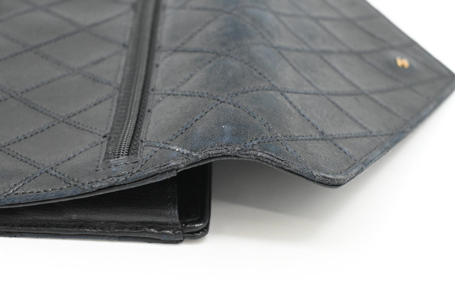 Chanel Long Wallet in Black Leather