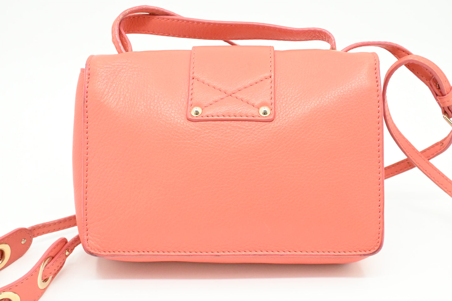 Jimmy Choo Rebel Crossbody Bag in Pink Leather