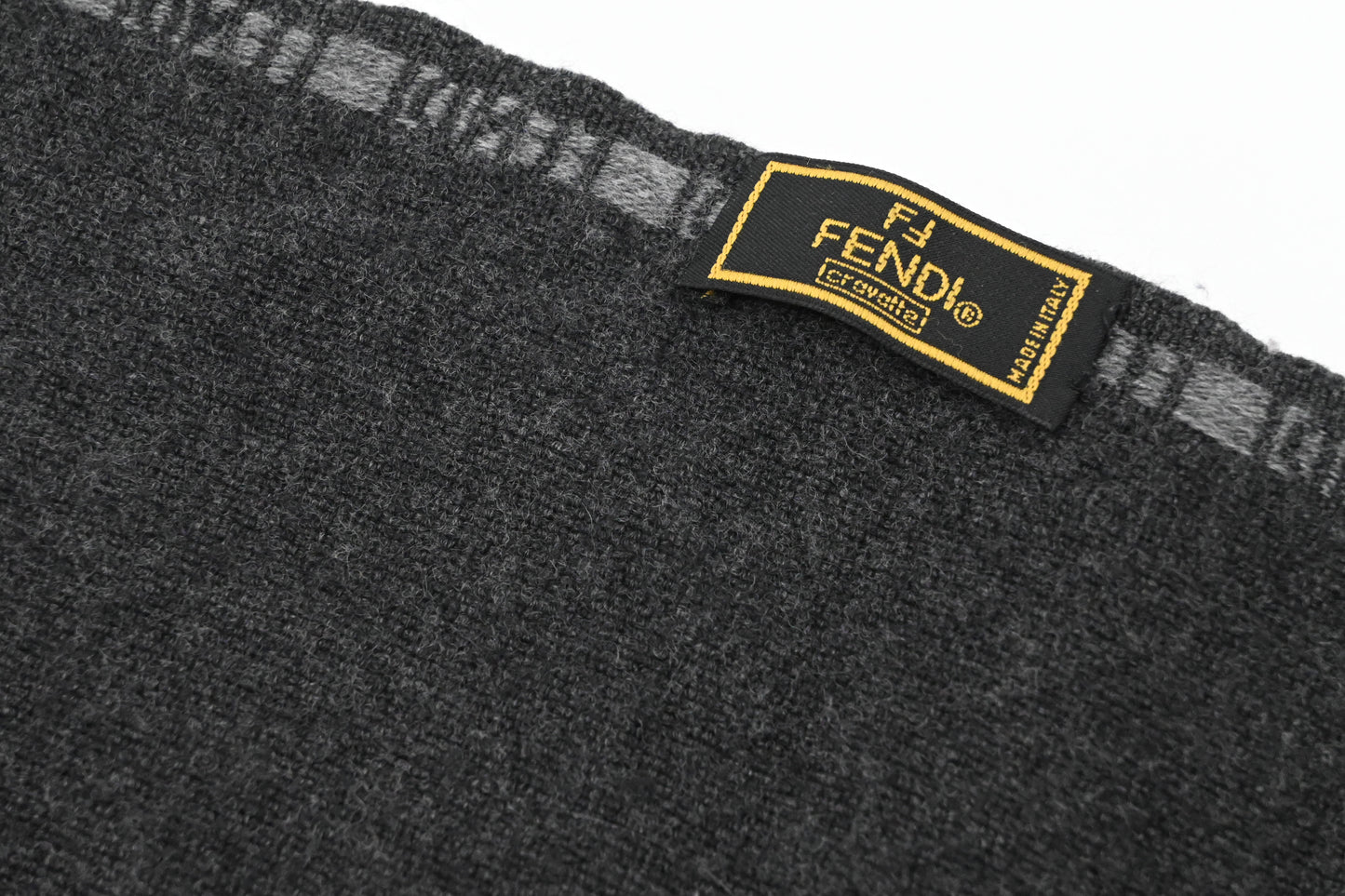 Fendi Scarf in Gray Cashmere