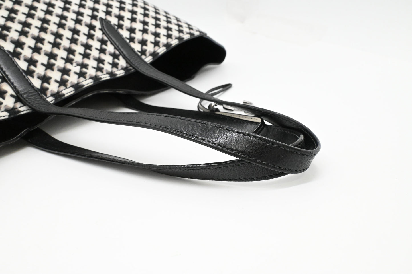 Jimmy Choo Laylin Tote in Star Houndstooth Wool
