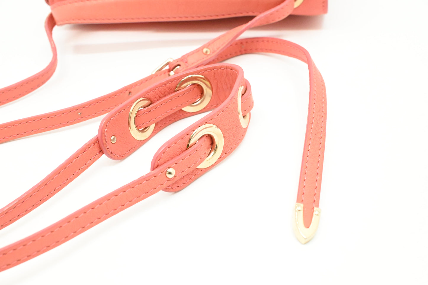 Jimmy Choo Rebel Crossbody Bag in Pink Leather