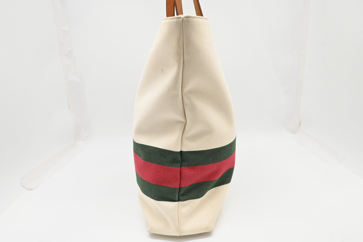 Gucci Tote Bag in White Canvas