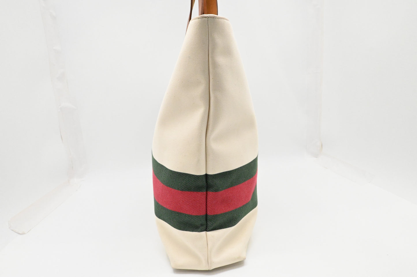 Gucci Tote Bag in White Canvas