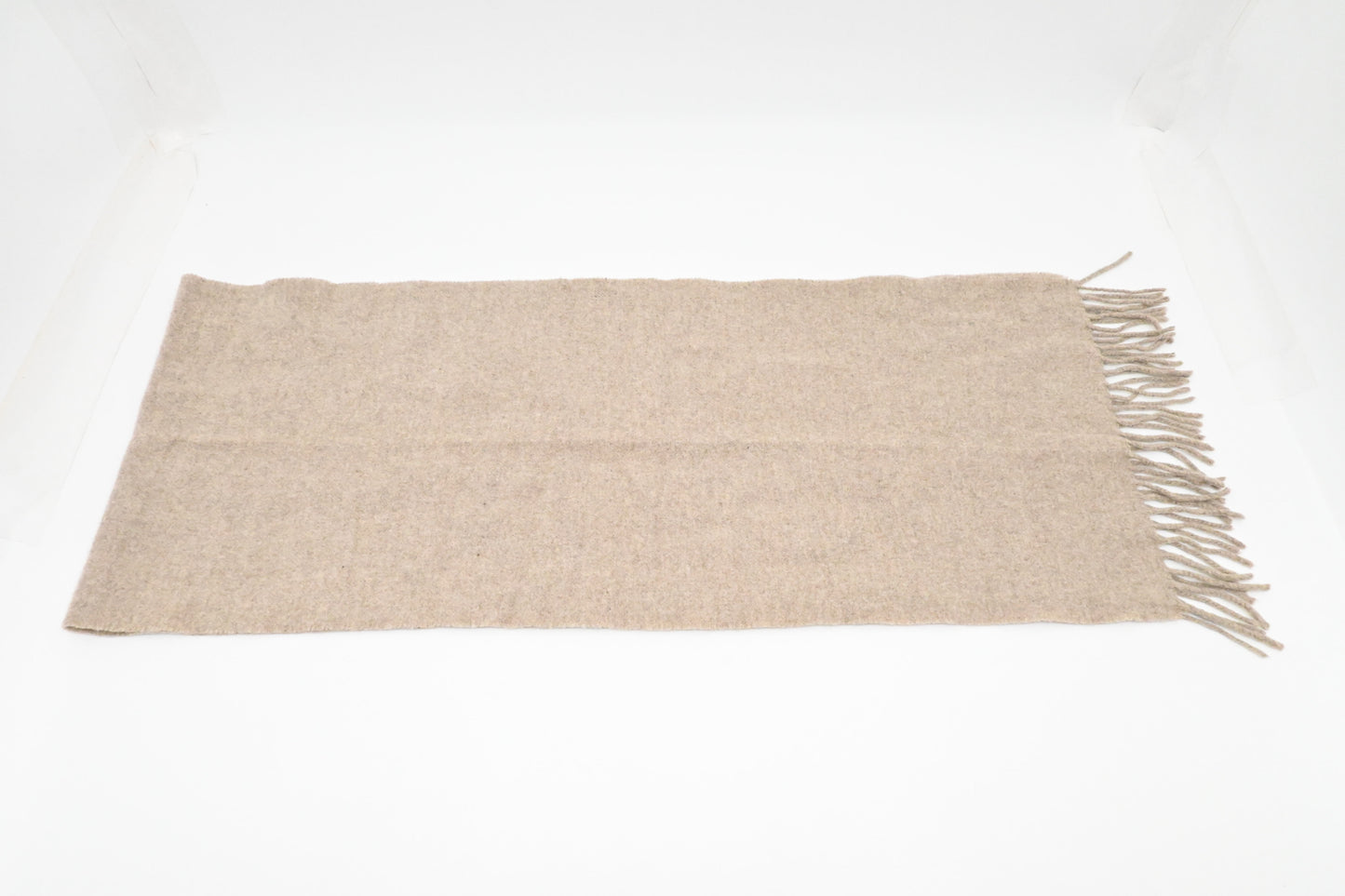Fendi Scarf in Beige Wool