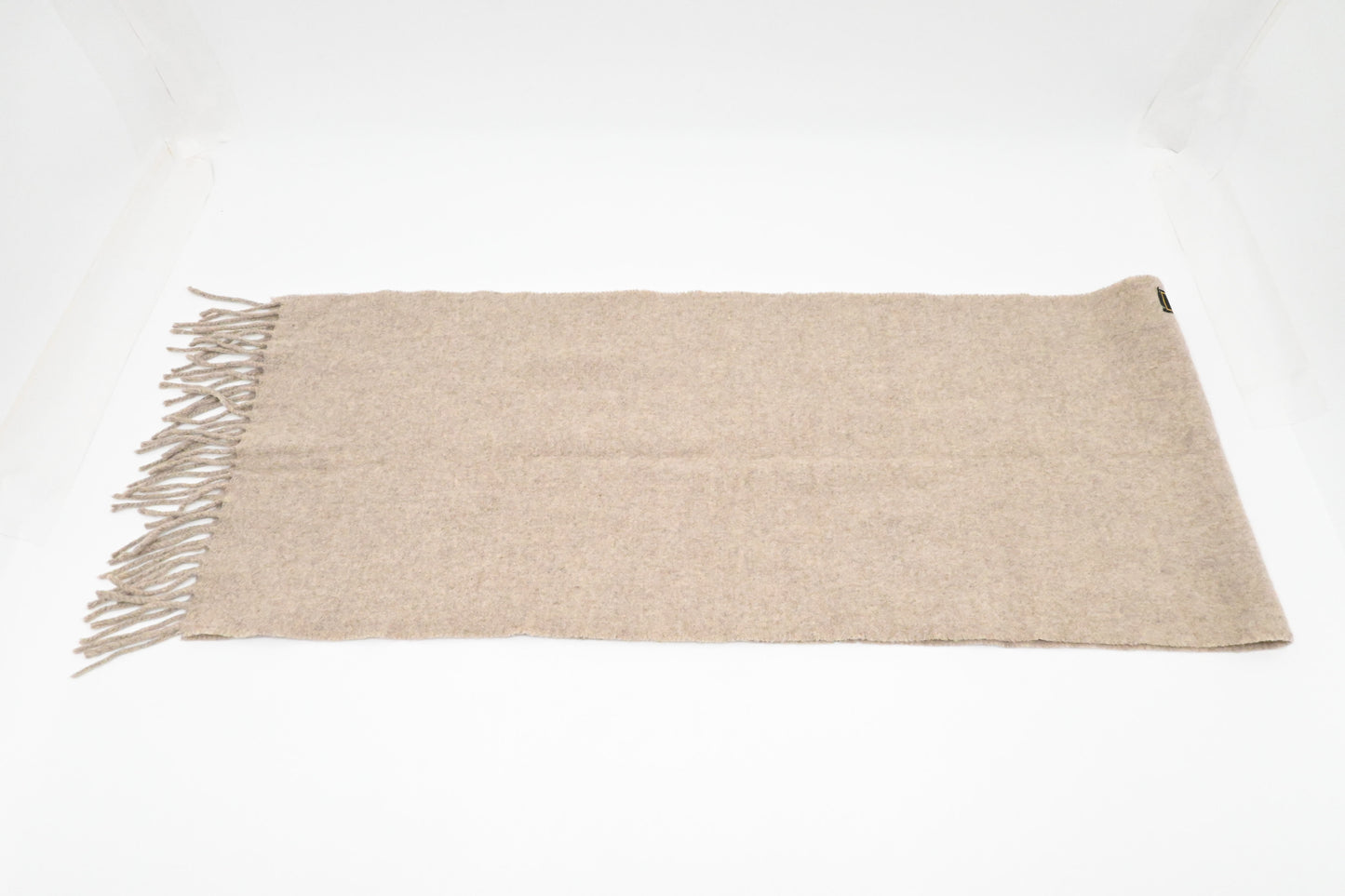 Fendi Scarf in Beige Wool