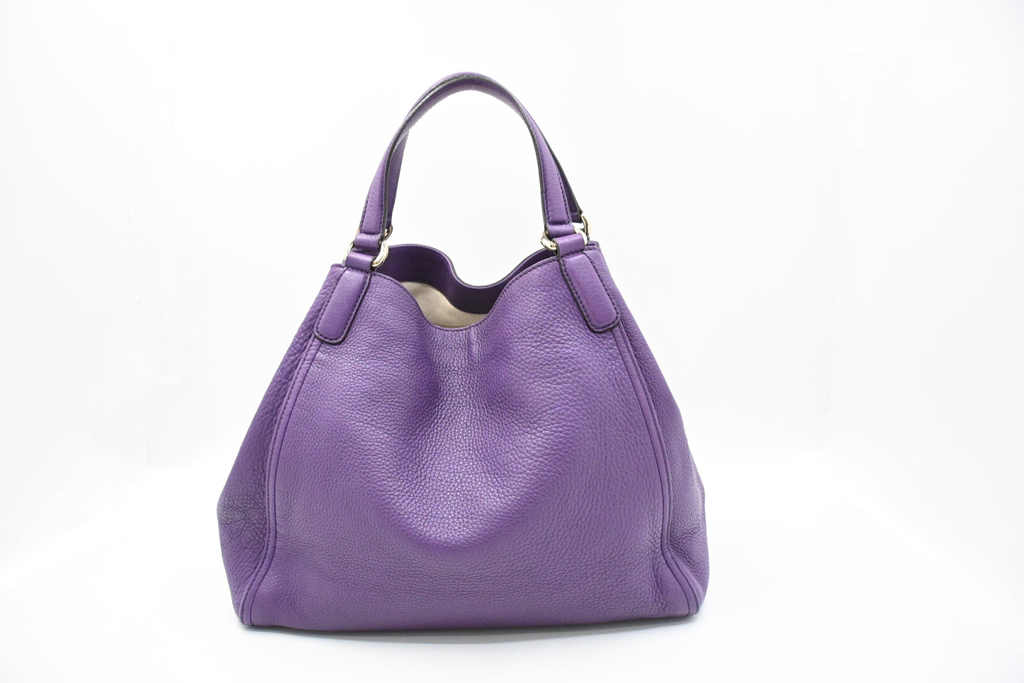 Gucci Soho Hobo Bag in Purple Leather
