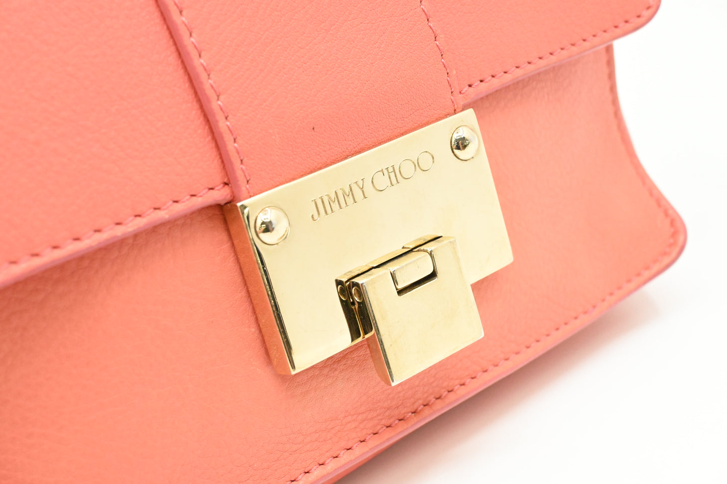 Jimmy Choo Rebel Crossbody Bag in Pink Leather