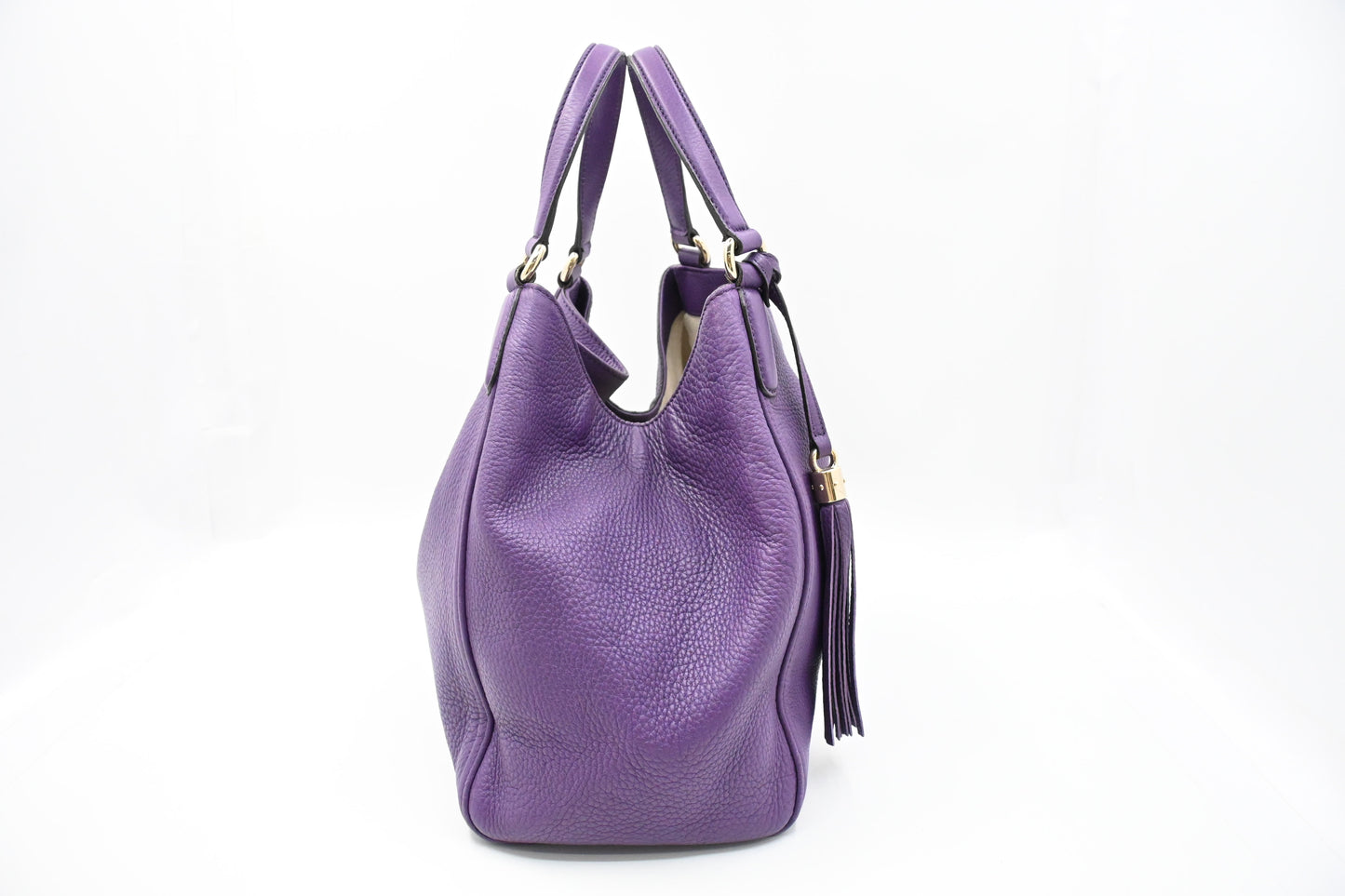 Gucci Soho Hobo Bag in Purple Leather