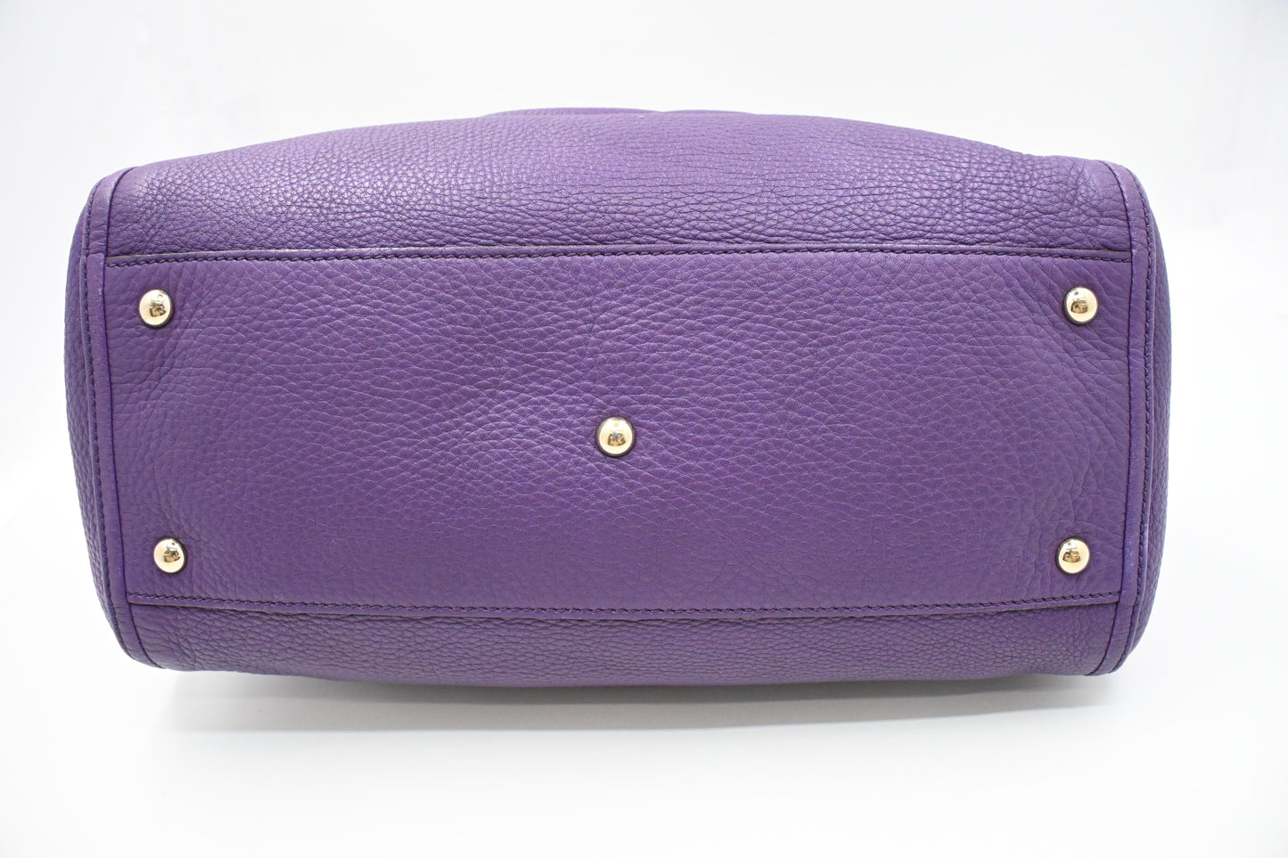 Gucci Soho Hobo Bag in Purple Leather