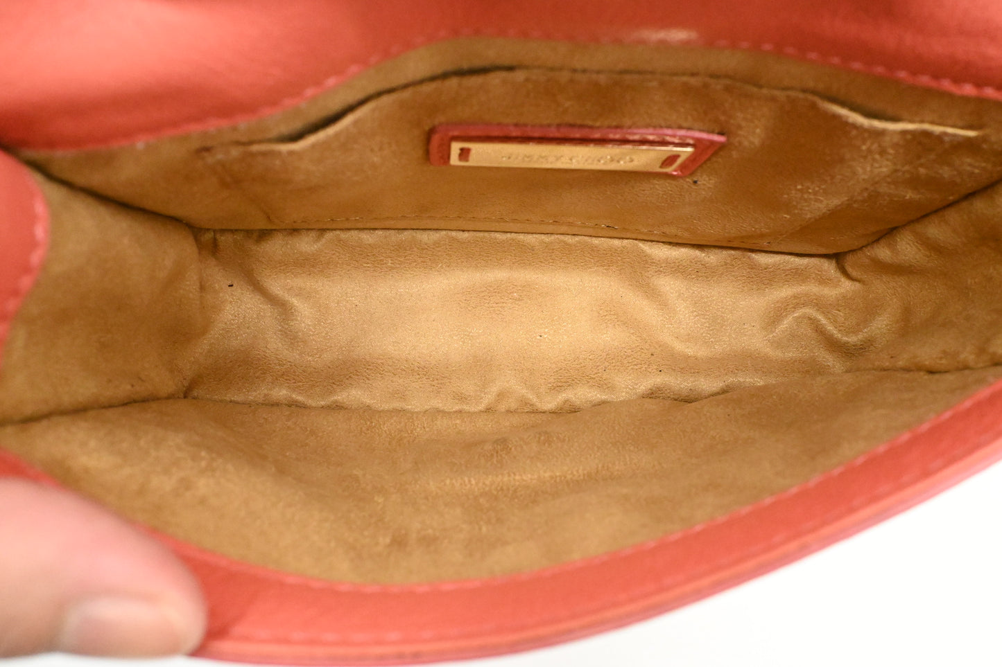 Jimmy Choo Rebel Crossbody Bag in Pink Leather