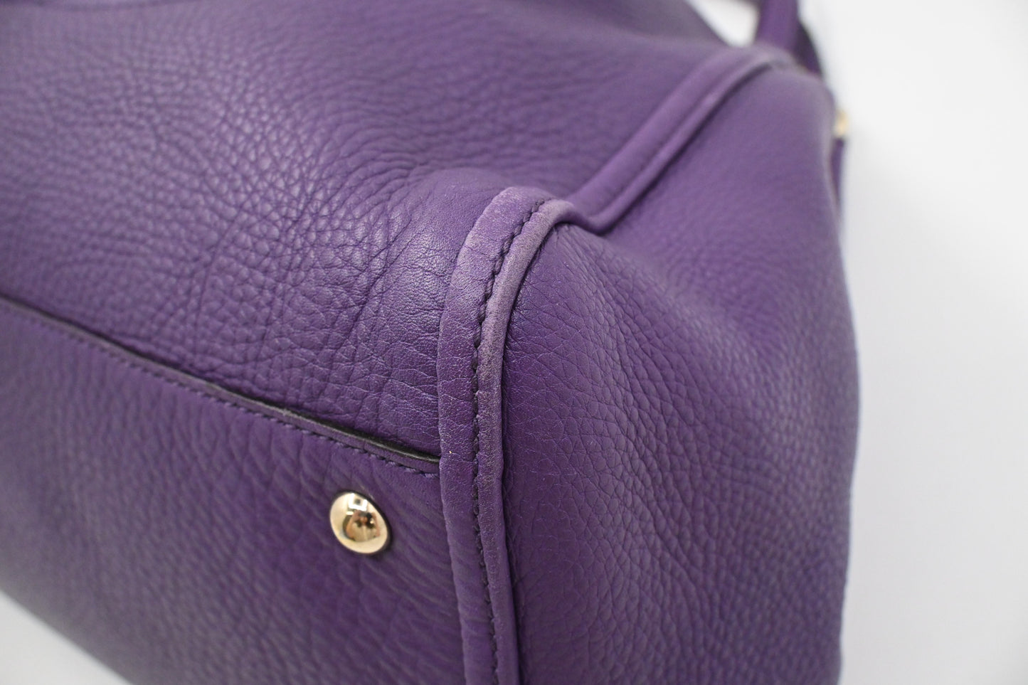 Gucci Soho Hobo Bag in Purple Leather