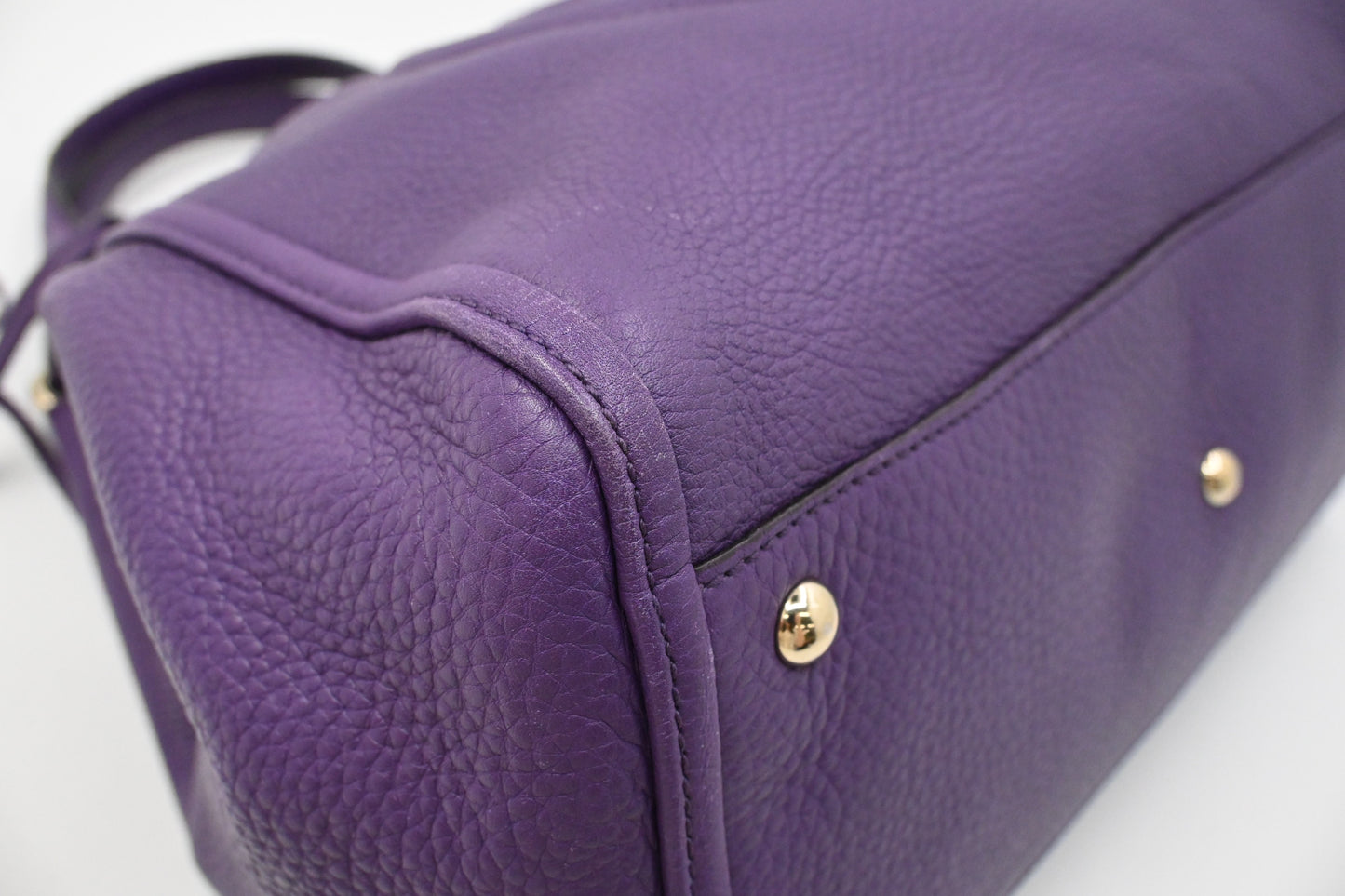 Gucci Soho Hobo Bag in Purple Leather