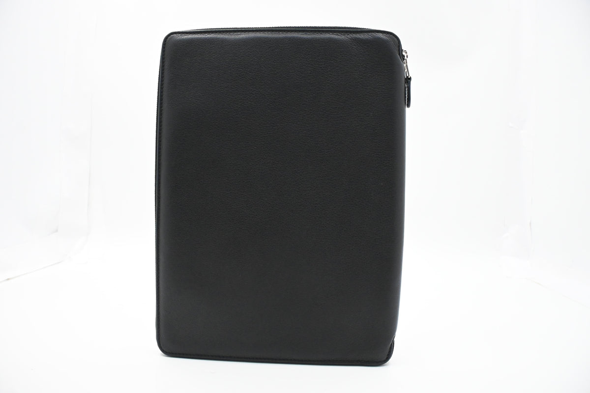 Balenciaga Tablet Case in Black Leather