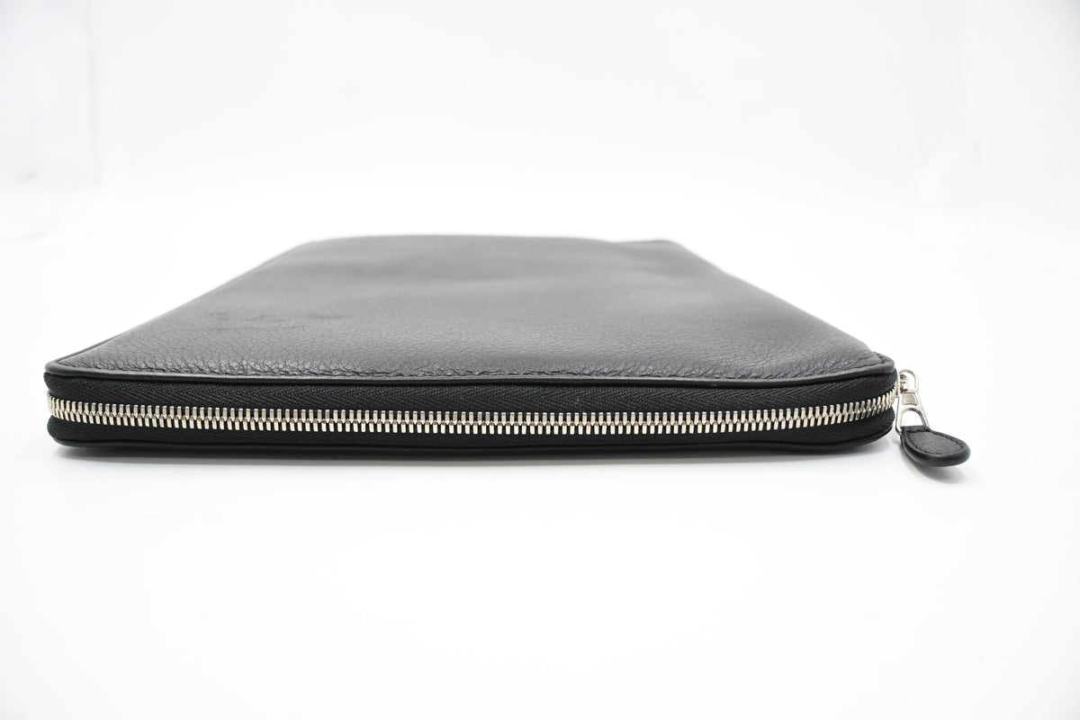 Balenciaga Tablet Case in Black Leather