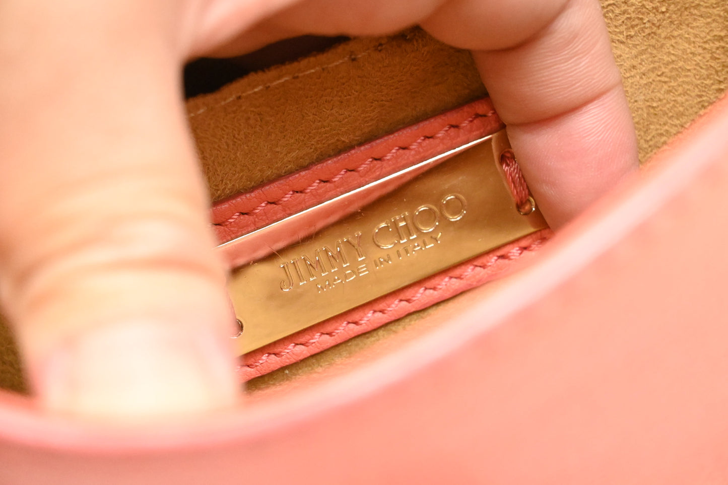 Jimmy Choo Rebel Crossbody Bag in Pink Leather