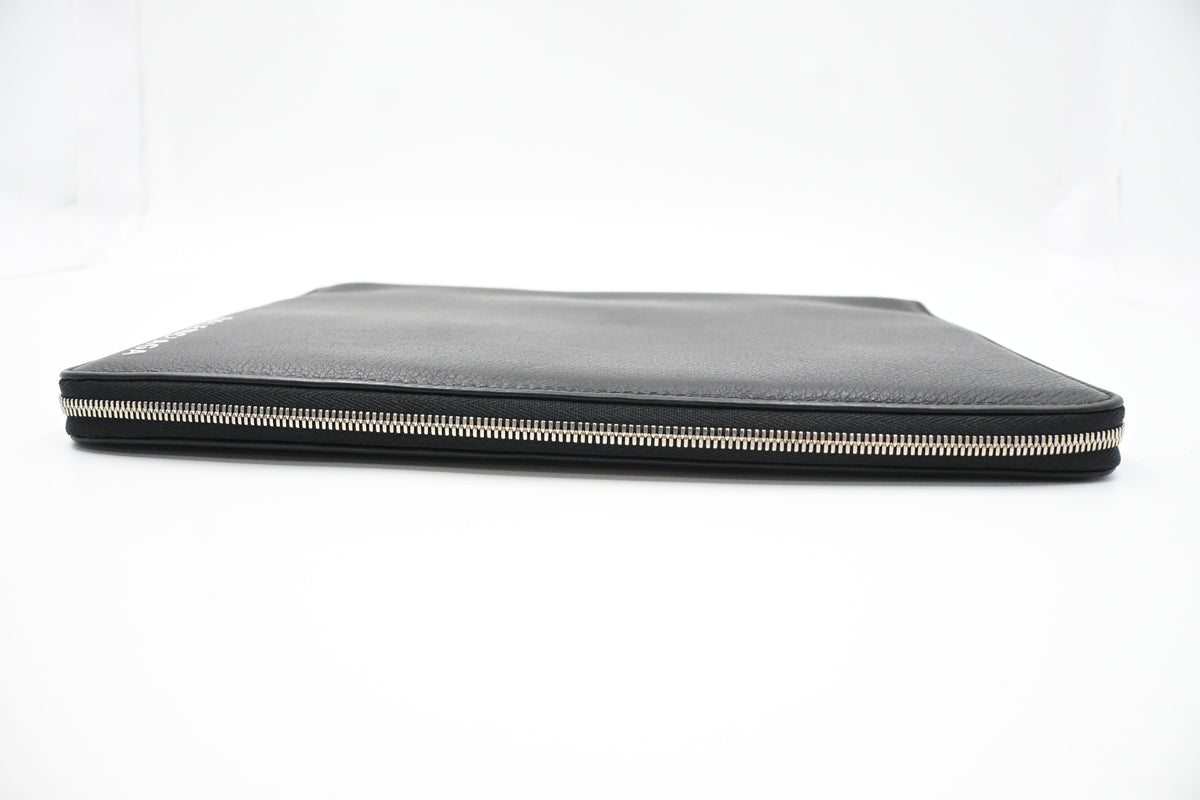 Balenciaga Tablet Case in Black Leather