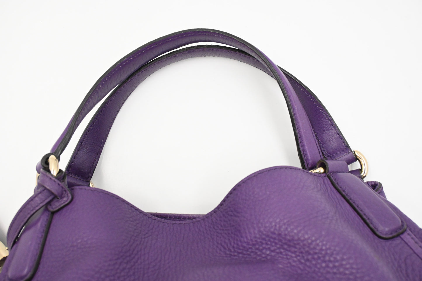 Gucci Soho Hobo Bag in Purple Leather