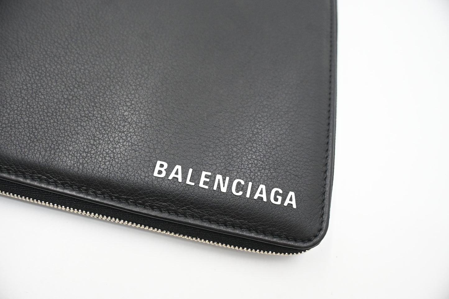 Balenciaga Tablet Case in Black Leather