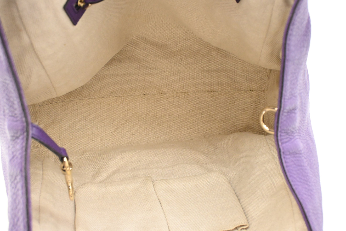 Gucci Soho Hobo Bag in Purple Leather