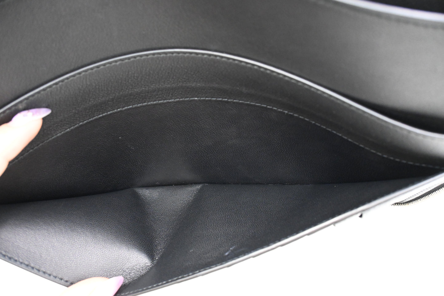 Balenciaga Tablet Case in Black Leather