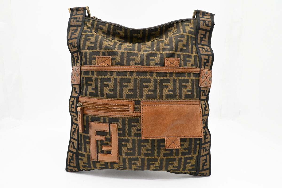 Fendi Crossbody in Zucca Canvas